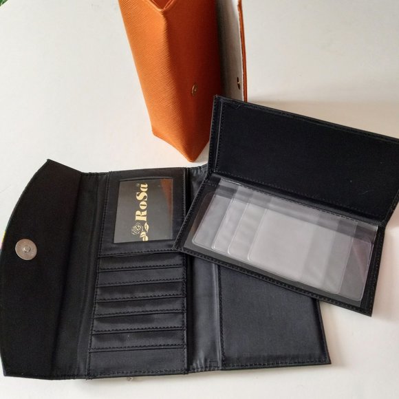 Tory Burch Eyeglass Case & Kate Spade Imitation Trifold GUC - Picture 4 of 7